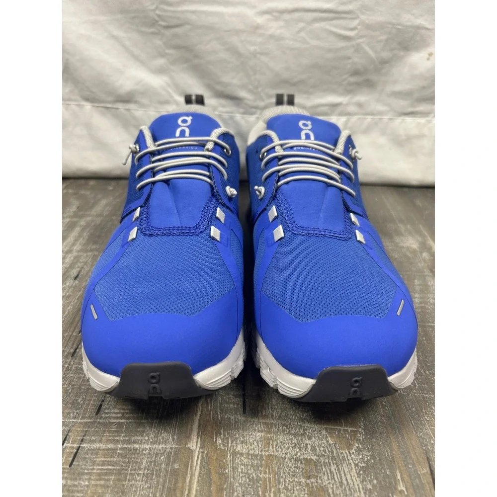 On Cloud 5 Waterproof Cobalt Glacier Mens Running Shoes 59.98345 Size 8.5